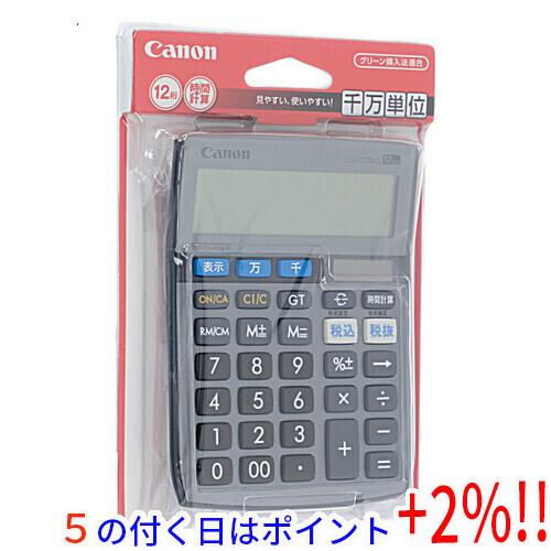 CANON ミニ卓上サイズ 電卓 12桁 LS-122TUG