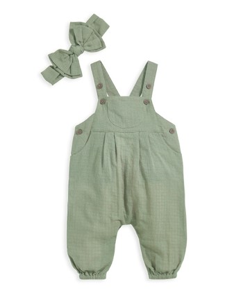 奧茲的窗-吊帶褲/髮帶6-9m