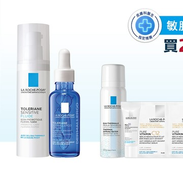 理膚寶水 多容安舒緩濕潤乳液 40ml+多容安舒緩保濕修護精華 30ml La Roche-Posay 官方旗艦店
