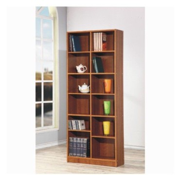 [家事達] 台灣SA-1812 實心十二格書櫃-柚木色 DIY商品 限送高雄