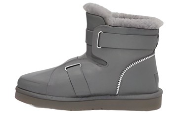 WMNS UGG MINI BUCKLE SHORT BOOTS GREY