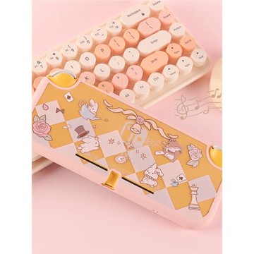 原創任天堂SwitchLite硅膠保護套可愛愛麗絲兔NSLite掌機軟殼外殼