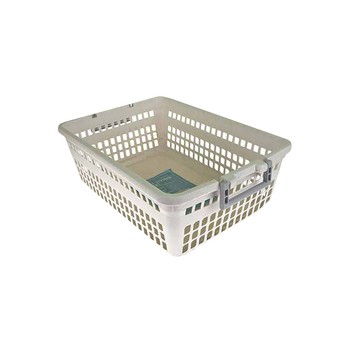 昌信生活 萬用置物籃 2號 PP PS材質  550 x 389 x 185mm  灰色大理石紋  1個