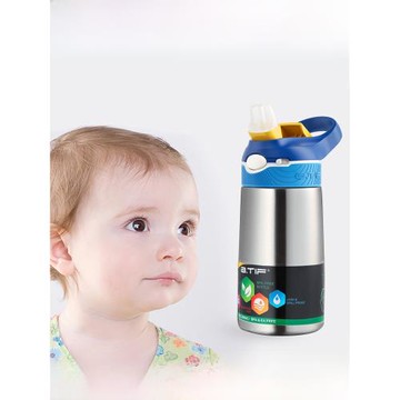 BTIF兒童保溫杯吸管杯子幼兒園上學專用水壺小學生水杯男孩女孩