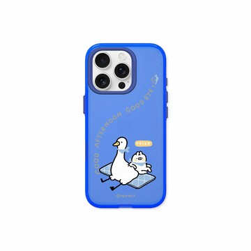 RHINOSHIELD iPhone 14/Plus/Pro/Pro Max JellyTint透明防摔手機殼-醜白兔-鵝鵝好友(多色可選)