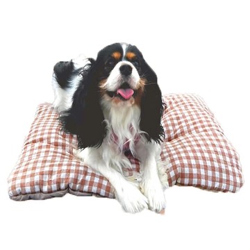 monbebe 雲朵涼感四季床墊 s 咖格 涼感親膚 四季通用 舒適睡眠  1入  33 x 45cm