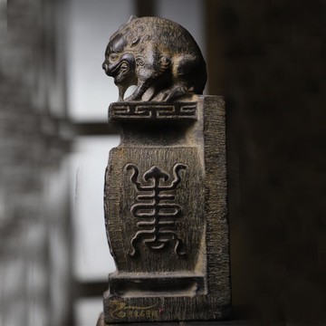 青石石雕純手雕刻仿古做舊中式案頭會所吸水瑞獸文房陳設擺件裝飾