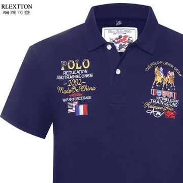 2025新款夏季高端大牌保羅Polo衫純棉男裝短袖t恤 寬松翻領體恤潮