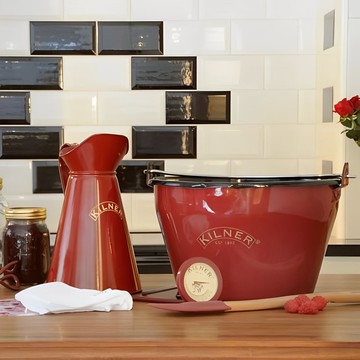 英國Rayware 復古工業風經典大容量2公升紅色冷水壺/花瓶