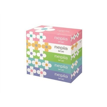 日本【Nepia】盒裝紙巾(150t抽)5盒入