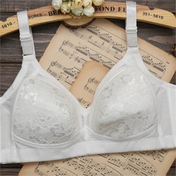 清倉中年內衣文胸女媽媽老年人無鋼圈無海綿胸罩超薄老人加肥加大