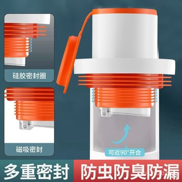 廚房下水管單通三通五通下水道止逆閥防返臭神器水槽洗菜盆排水管