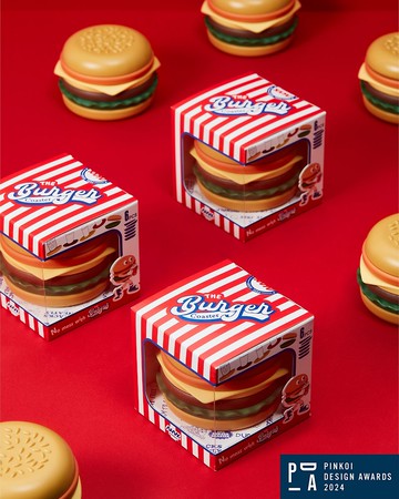 漢堡杯墊 | Niknax | 6 件套漢堡杯墊