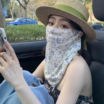 【滿額免運】防曬面罩全臉防紫外線夏季護頸一體戶外冰絲臉罩掛耳臉部遮陽面罩RTW