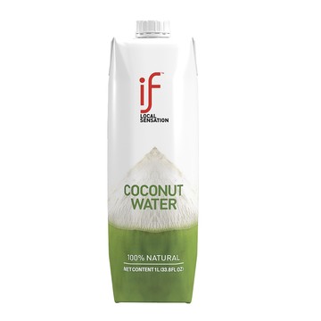 椰子水 泰國進口IF天然椰子水1000ml 12瓶/箱
