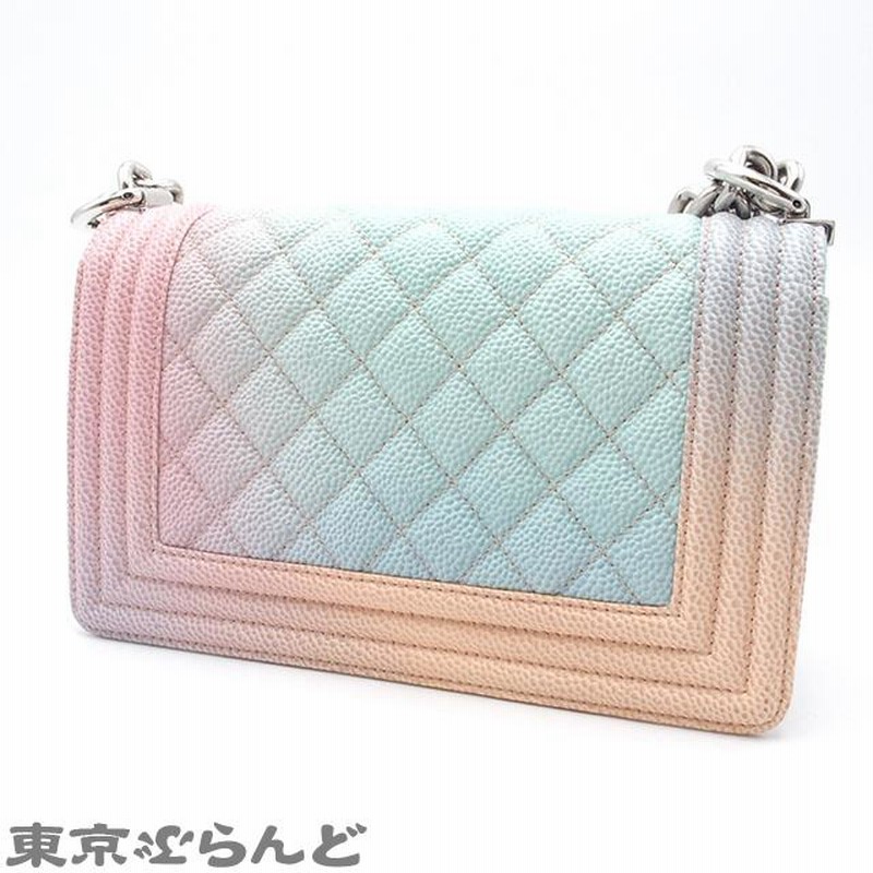 シャネル スマホショルダー レインボー シャネル CHANEL ボーイシャネル20 スモール チェーンショルダー