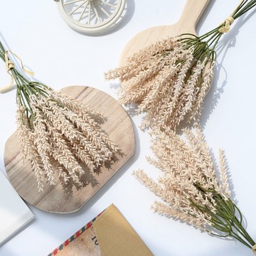 🌾快速出貨🌾小穀穗配草 仿真小清新麥穗花束 穀穗谷穗花 乾燥花 永生花拍照道具 假花 仿真花 居家裝飾  花束 不凋花