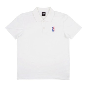 【NBA Store限定發售】NBA 基本 POLO 短袖上衣 白