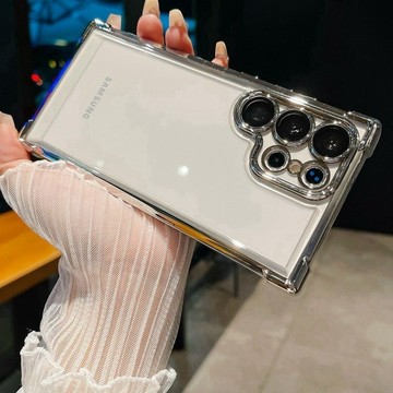 四角防摔 加厚氣囊 手機殼 適用於 三星S24 Ultra  S22 S23 FE S23+ 保護殼 防摔殼 電鍍殼i