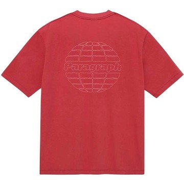 【PARAGRAPH】26SS NO.063 CIRCLE LOGO STITCH TEE 短T (紅色)