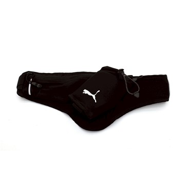 PUMA 慢跑系列腰包  肩背包 斜背包 包包 素色腰包 黑 09170301 【樂買網】