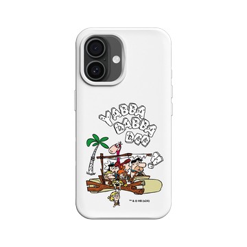 iPhone 16 SolidX 白 - 摩登原始人 The Flintstones - 摩登原始人一家