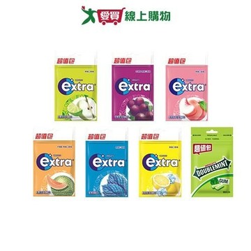 Extra口香糖超值包(無糖/香甜葡萄/香濃密瓜/青蘋萊姆/清檸薄荷/青箭粒裝/清甜水蜜桃)(62-82【愛買】