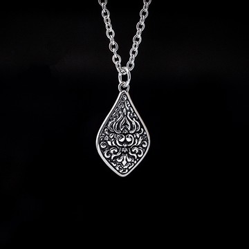 【JK銀飾】燄．小蓮華／925純銀-吊墜