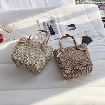 包包女2024新款草編包斜跨單肩沙灘度假小清新手提包大容量編織包