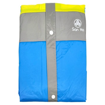 三和牌 前開式尼龍雨衣 NYLON/PVC  XXL 165~170cm適用  顏色隨機
