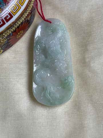 【平安 II 辟邪】護主平安 II 祝禮 II 緬甸A貨翡翠 無優化 龍牌