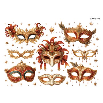 【六月新品】20-134-0282 裁切用紙 馬戲團風格