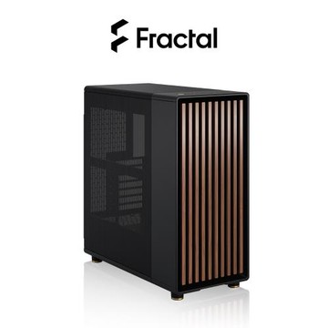 【Fractal Design】North Chalk/Charcoal 胡桃木/橡木 ATX機殼｜樂維科技台灣總代理
