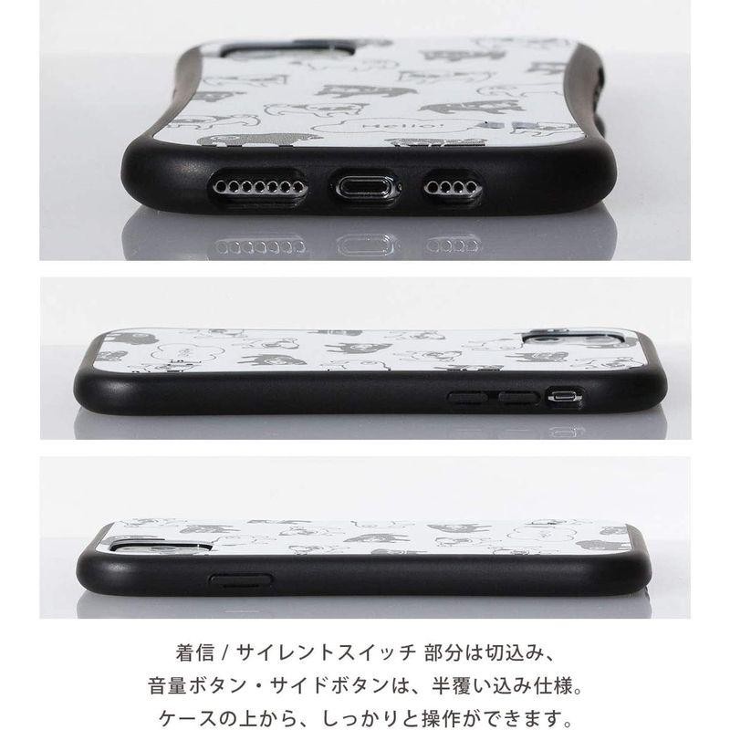 MRLab iPhone11Pro Max 耐衝撃 バンパー ケース カワイイ 犬 パグ