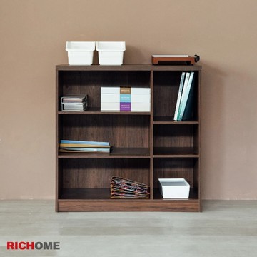 RICHOME DUKE書櫃(美背設計)(可調式層板) 書櫃 層櫃 收納櫃 置物櫃 公文櫃 開放式斗櫃 BO399