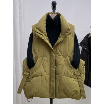⚡️好物優選⚡️大碼秋冬新款羽絨棉服馬甲女士外穿洋氣時尚寬鬆百搭無袖坎肩外套