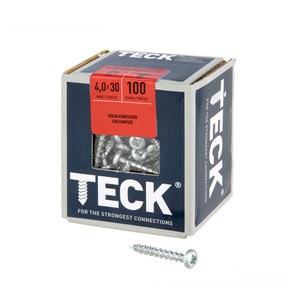 米字丸頭自攻螺絲 M4x30 100入