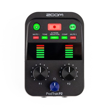 Zoom PodTrak P2 錄音座 / 行動 Podcast 工作室 / 公司貨
