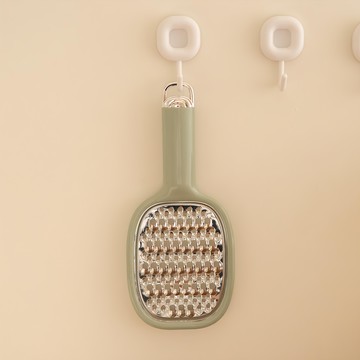 MYUMYU 沐慕家居 304不鏽鋼可掛式刨絲器 12.5 x 9.5cm  1個  綠色