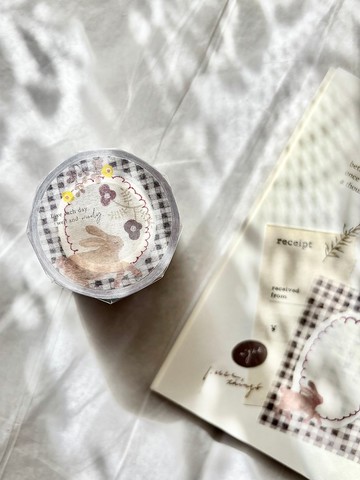 森の詩 / 4.5cm 描圖紙付箋膠帶