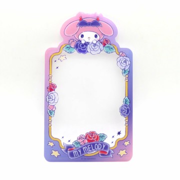 asdfkitty*三麗鷗家族 天使與惡魔 卡片收藏套 卡套 相框-美樂蒂惡魔-日本正版商品