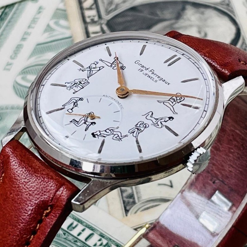 腕時計 メンズ ジラールペルゴ Girard-Perrgaux 思わずニヤける珍品 