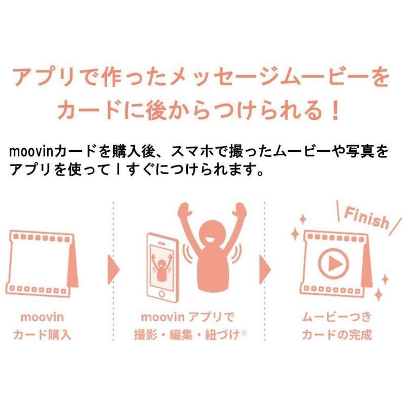 moovin メッセージカード ムービーを贈れる インスタントムービーカード CUTOUT Conglaturations