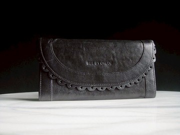 【老時光 OLD-TIME】早期二手老包突尼西亞製CHLOE副牌長皮夾