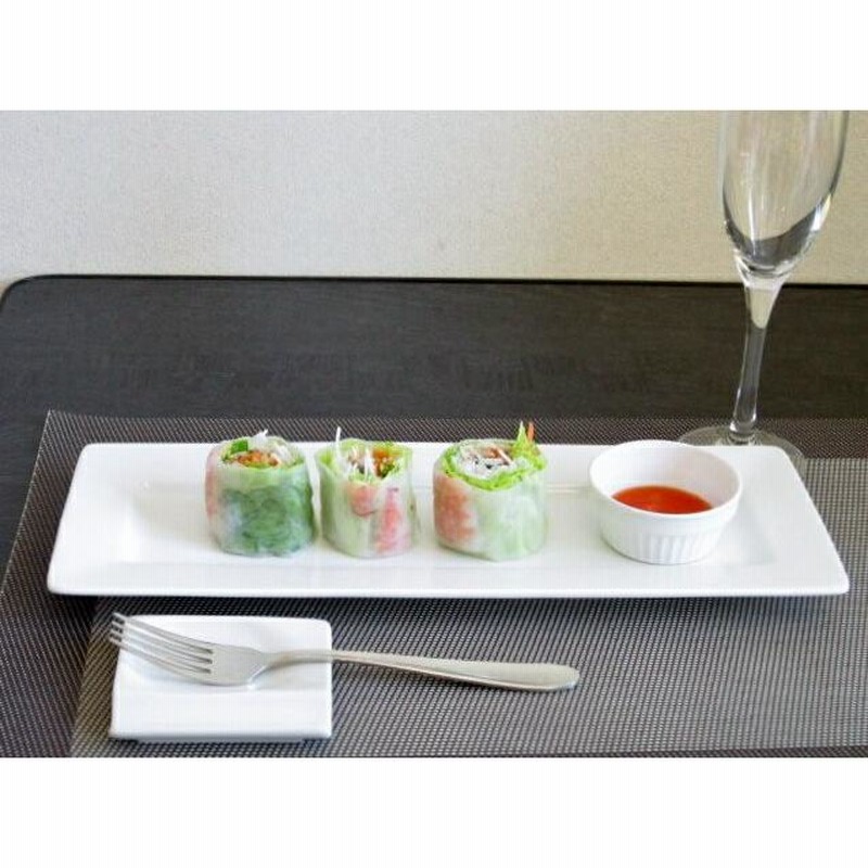 洋食器 リム付き ロングプレート 32.2cm 大皿 日本製 カネスズ