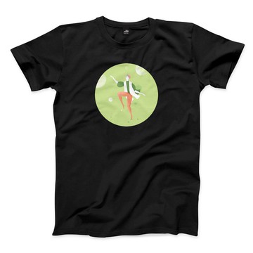 愚人 - 黑 - 中性版T恤