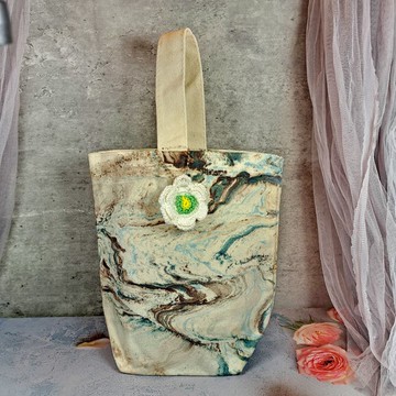 獨一無異 手染布袋  手提袋  手袋 便攜袋 杋布袋  布袋 PQ-024