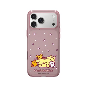 iPhone 17 Pro Max Clear (相機按鈕) 晶醺玫 - 三麗鷗-布丁狗30週年 PomPomPurin (30th Anniversary) - 一起玩耍