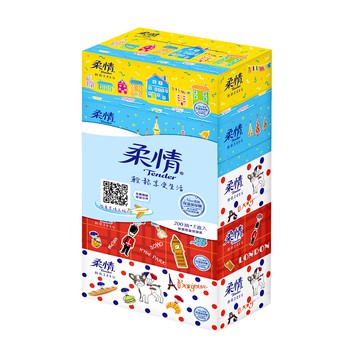 柔情200盒裝面紙-200PCx50盒