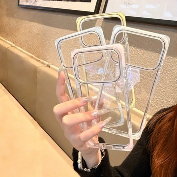 防摔方形殼 適用蘋果17promax可放照片ins風iphone16/15小衆17Pro創意iPhone15 16Pro